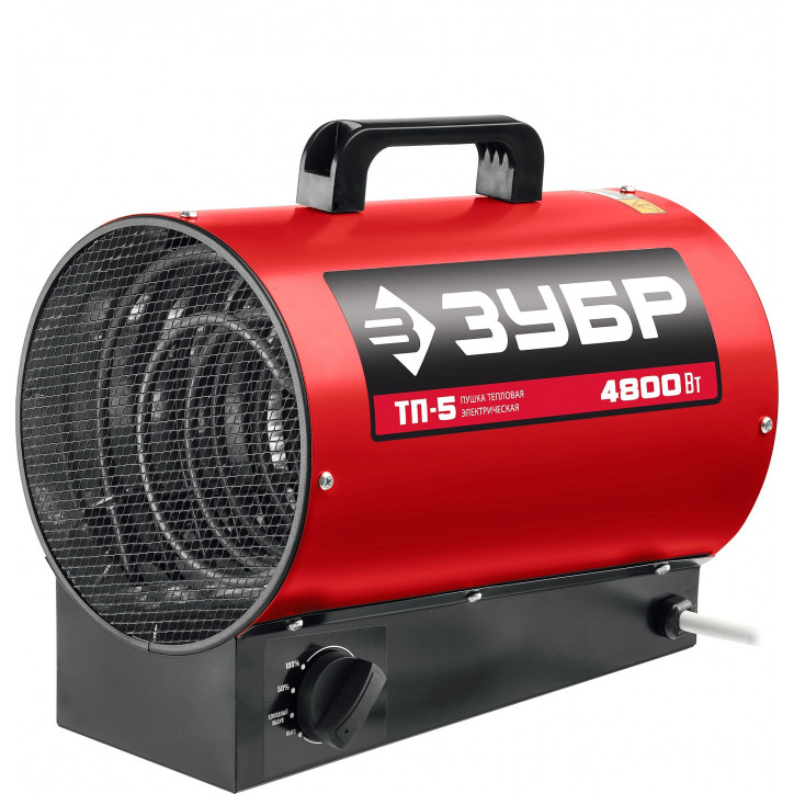 ЗУБР 5 кВт, электрическая тепловая пушка (ТП-5)