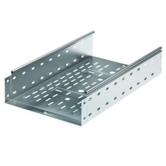 Лоток перфорированный 500х80 L-2000мм цинк-ламельный
