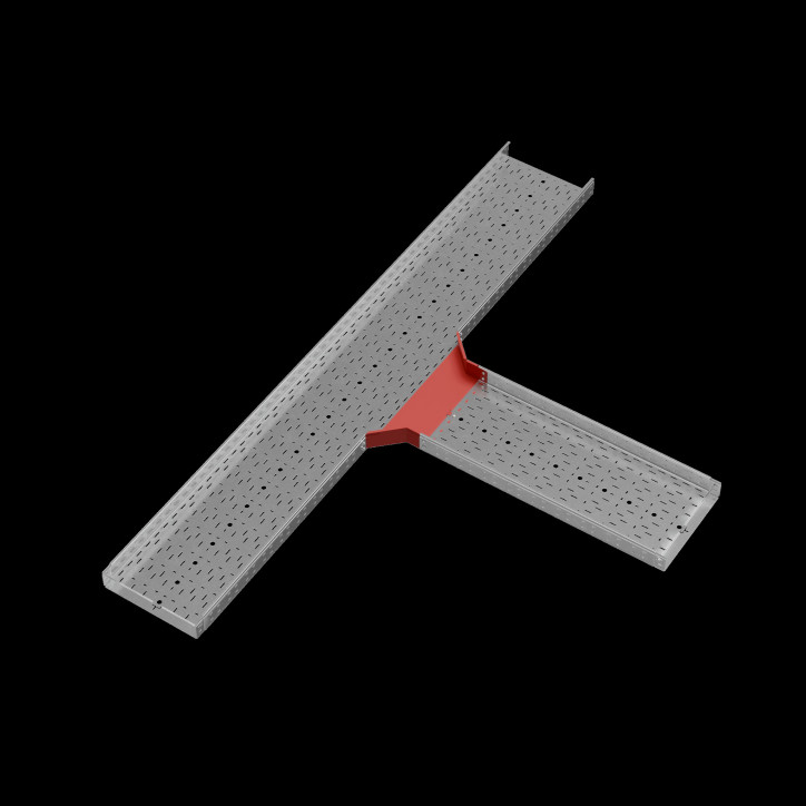 Т-ответвитель 80х400 мм ПЛЮС INOX304