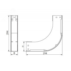 Угол вертикальный внутренний 90 градусов 35х50, в комплекте с крепежными элементами и соединительными пластинами,необходимыми дл