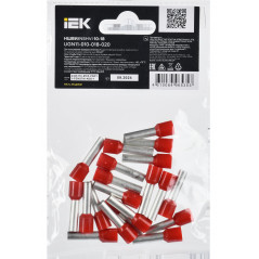 Наконечник НШВИ 10-18 темно-красный (20шт/упак) IEK