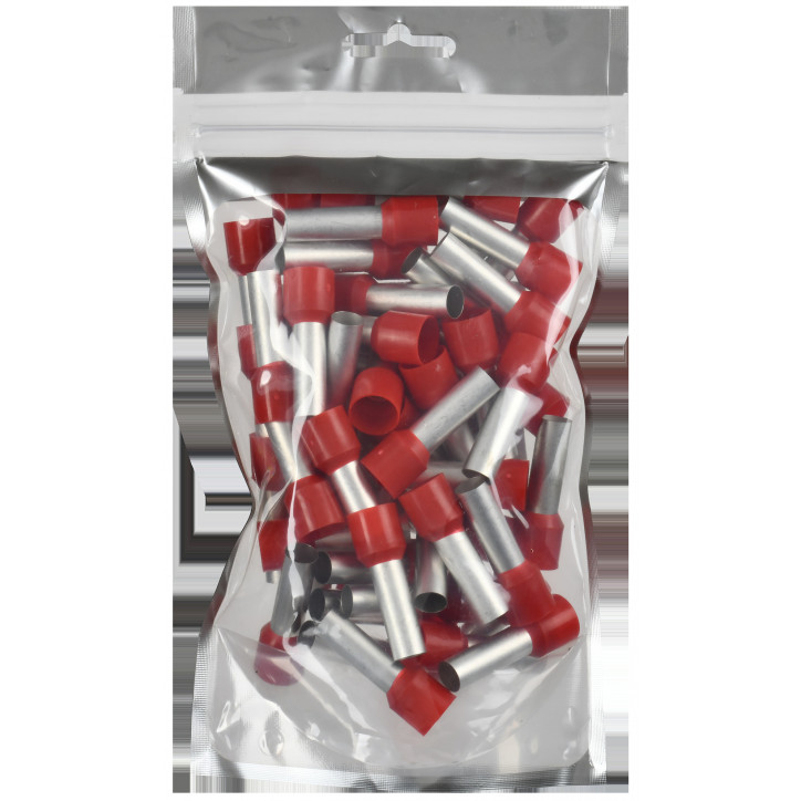 Наконечник НШВИ 35-25 темно-красный (50шт/упак) IEK Наконечник НШВИ 35-25 темно-красный (50шт/упак) IEK