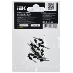 Наконечник НШВИ 1,5-10 черный (20шт/упак) IEK