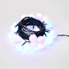 Гирлянда светодиодная Радуга-1 5м 30 светодиодов RGB свет Провод зеленый ULD-S0500-030/DGA RGB IP20 RAINBOW-1