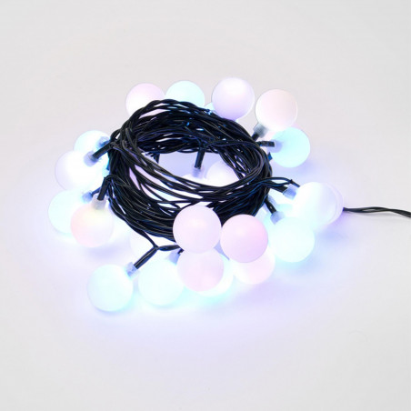 Гирлянда светодиодная Радуга-1 5м 30 светодиодов RGB свет Провод зеленый ULD-S0500-030/DGA RGB IP20 RAINBOW-1