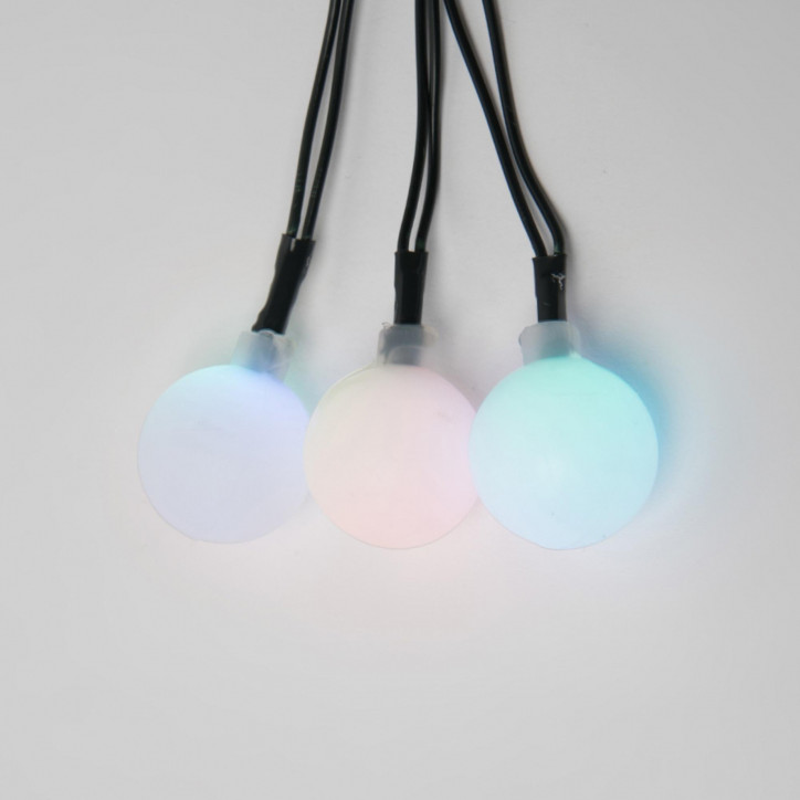 Гирлянда светодиодная Радуга-1 5м 30 светодиодов RGB свет Провод зеленый ULD-S0500-030/DGA RGB IP20 RAINBOW-1