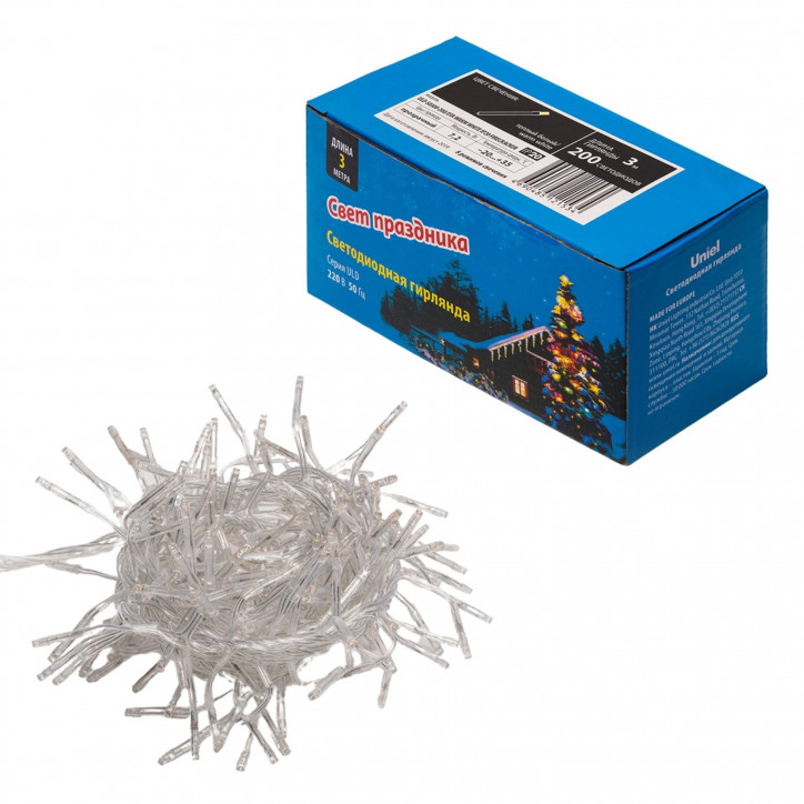 Гирлянда с контроллером Фейерверк ULD-S0300-200/DTA WARM WHITE IP20 FIRECRACKER Гирлянда с контроллером Фейерверк ULD-S0300-200/DTA WARM WHITE IP20 FIRECRACKER