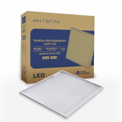 Панель светодиодная универсальная ДВО ULPS-101-ПРИЗМА 36Вт 4000К 3420Лм 595х595х19мм ИНТЕГРА (EMS драйвер)