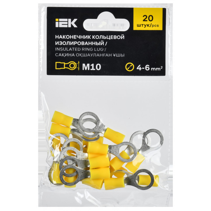 Наконечник НКИ 5,5-10 кольцо 4-6мм (20шт/упак) IEK
