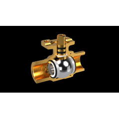 Кран шаровой с электроприводом 1/2F 12В