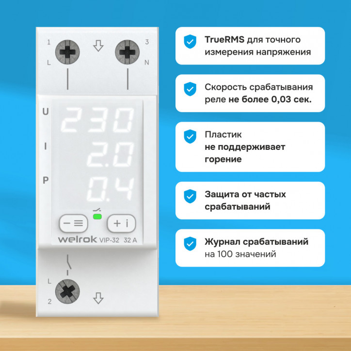 Многофункциональное реле Welrok VIP-32