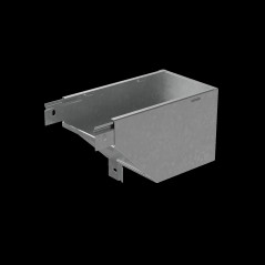 Угол верт. внеш. L 50х150 мм с разворотом трассы на 90 гр. ПЛЮС INOX304