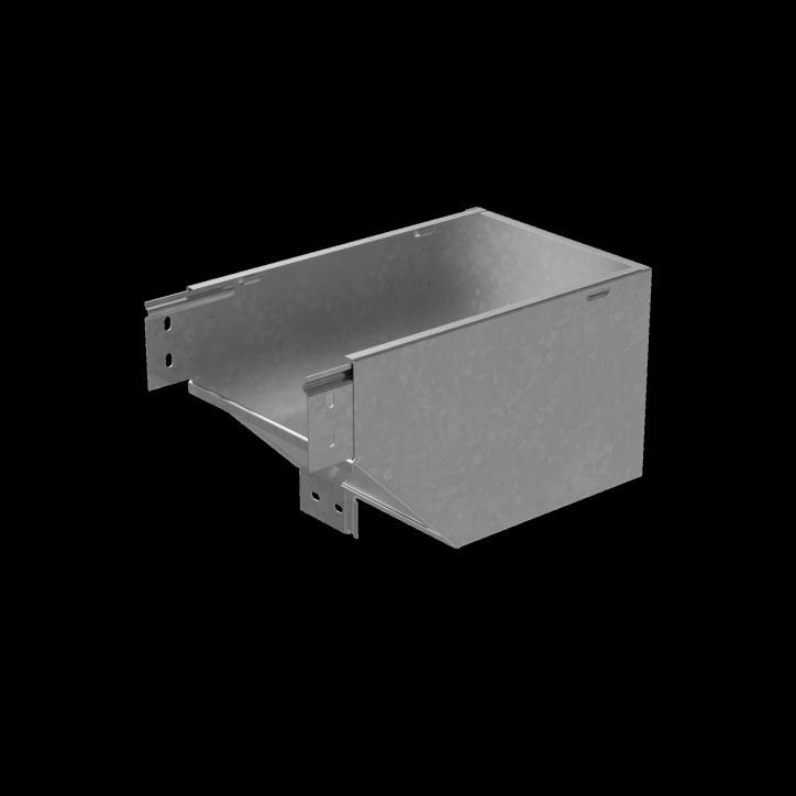 Угол верт. внеш. L 80х200 мм с разворотом трассы на 90 гр. ПЛЮС INOX304