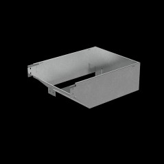 Угол верт. внеш. L 80х400 мм с разворотом трассы на 90 гр. ПЛЮС INOX304