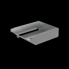 Угол верт. внеш. L 80х600 мм с разворотом трассы на 90 гр. ПЛЮС INOX304