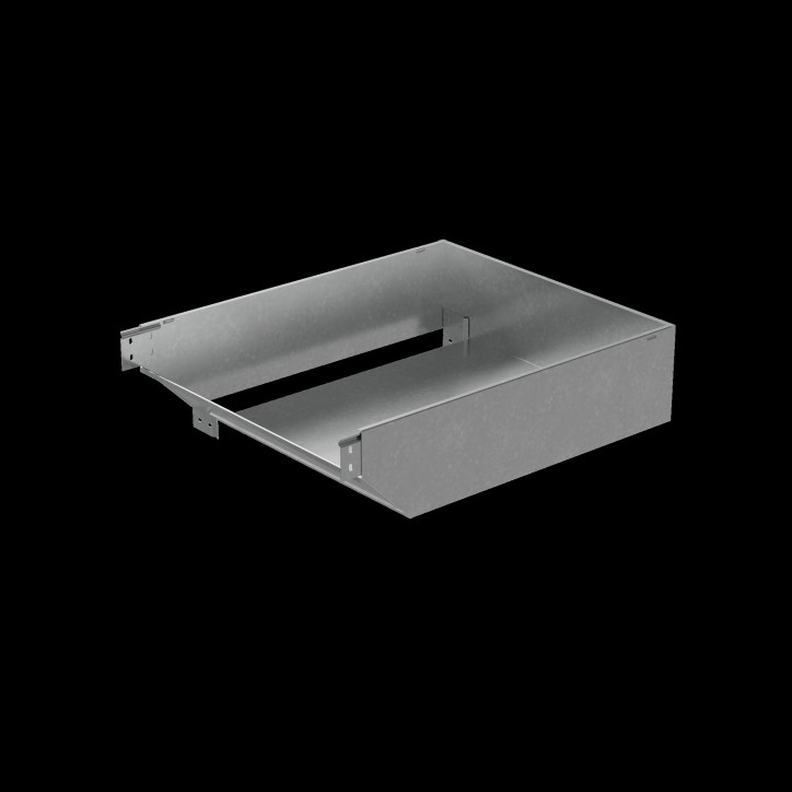 Угол верт. внеш. L 80х600 мм с разворотом трассы на 90 гр. ПЛЮС INOX304