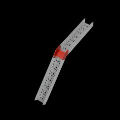 Угол внеш. верт. 45 гр. 100х150 мм ПЛЮС INOX304