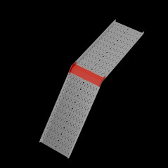 Угол внеш. верт. 45 гр. 50х500 мм ПЛЮС INOX304