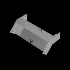 Угол внеш. верт. 45 гр. 80х400 мм ПЛЮС INOX304