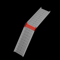 Угол внеш. верт. 45 гр. 80х400 мм ПЛЮС INOX304