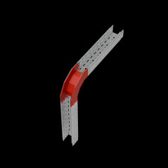 Угол внеш. верт. 90 гр. 80х100 мм ПЛЮС INOX304