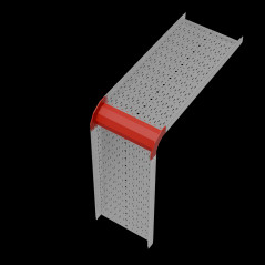 Угол внеш. верт. 90 гр. 80х600 мм ПЛЮС INOX304