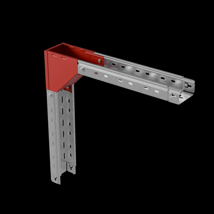 Угол внеш. верт. 50х400 мм с разворотом трассы на 180 гр. ПЛЮС INOX304 Угол внеш. верт. 50х400 мм с разворотом трассы на 180 гр. ПЛЮС INOX304