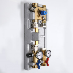 Группа насосная для систем VARIMIX 1'1/4 - 3W-KV4 с байпасом и трехходовым клапаном