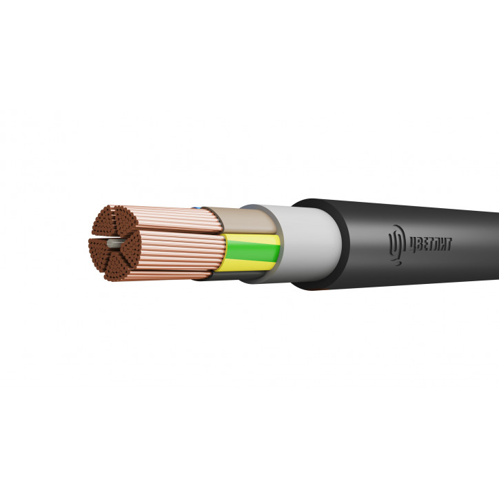 Кабель силовой ППГнг(A)-HF 5х70 (N.PE)-1 многопроволочный