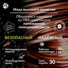 ВВГп НГ(А)-LS 2х1.5 - 50 м