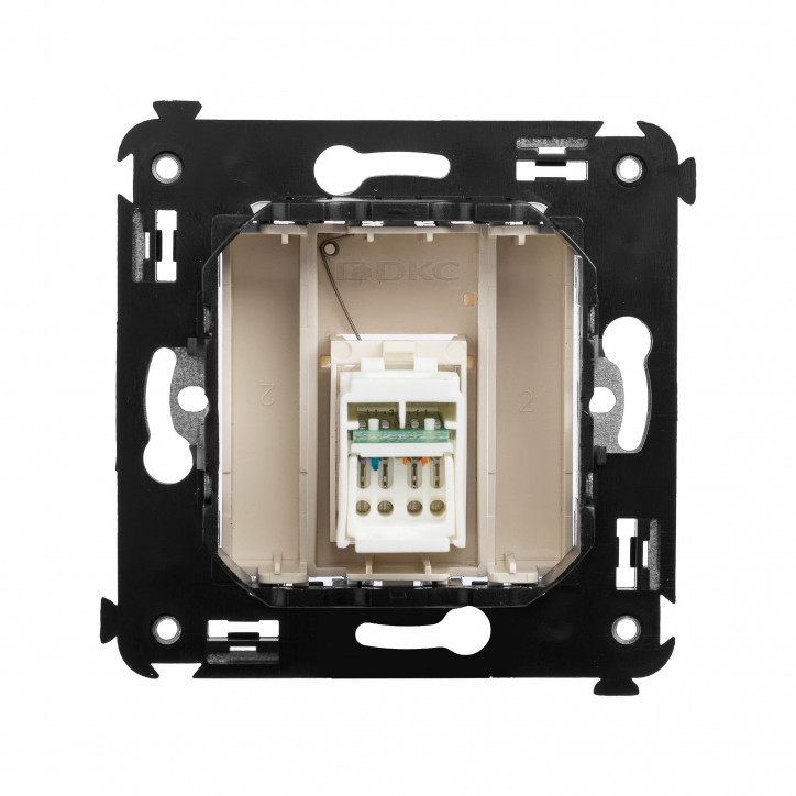 Avanti Розетка RJ-45 в стену 5e одинарная ''Ванильная дымка '' Avanti Розетка RJ-45 в стену 5e одинарная ''Ванильная дымка ''