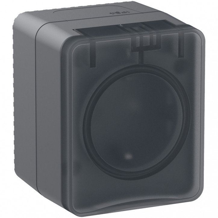 AtlasDesign Profi54 розетка с заземлением со шторками IP54 16А 250B, АНТРАЦИТ, Россия AtlasDesign Profi54 розетка с заземлением со шторками IP54 16А 250B, АНТРАЦИТ, Россия