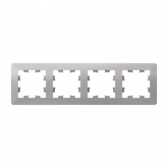 ATLASDESIGN AIR 4-постовая РАМКА, АЛЮМИНИЙ/дымчатый черный