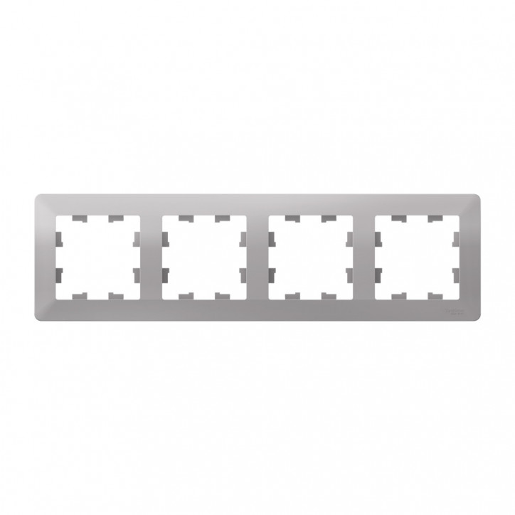 ATLASDESIGN AIR 4-постовая РАМКА, АЛЮМИНИЙ/дымчатый черный