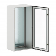 Корпус навесной уличный ST Outdoor с М/П с прозрачной дверью ВxШxГ 1200x600x400 мм, IP66