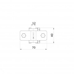Зажим фальцевый