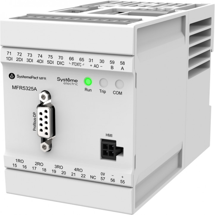 РЕЛЕ MFR530 PROFIBUS-DP + MODBUS-RTU 25-100A ТТ ?18ММ 80-270В AC/DC