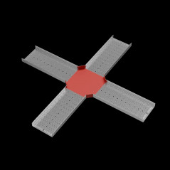 Х-разветвитель 100х500 мм ПЛЮС