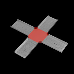 Х-разветвитель 100х600 мм ПЛЮС HD