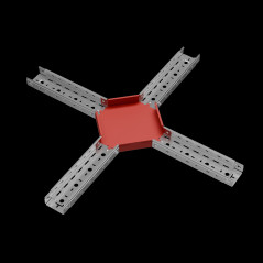 Х-разветвитель 50х100 мм ПЛЮС