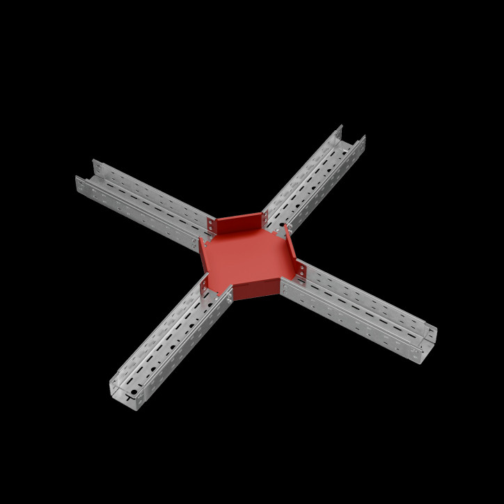 Х-разветвитель 80х100 мм ПЛЮС INOX304