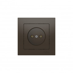 ATLASDESIGN РОЗЕТКА без заземления, 16А, в сборе, быстрозажимные клеммы, МОККО