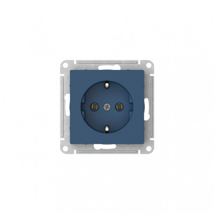 ATLASDESIGN РОЗЕТКА с заземлением, 16А, быстрозажимные клеммы, АКВАМАРИН ATLASDESIGN РОЗЕТКА с заземлением, 16А, быстрозажимные клеммы, АКВАМАРИН
