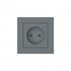 ATLASDESIGN РОЗЕТКА без заземления, 16А, в сборе, быстрозажимные клеммы, ГРИФЕЛЬ