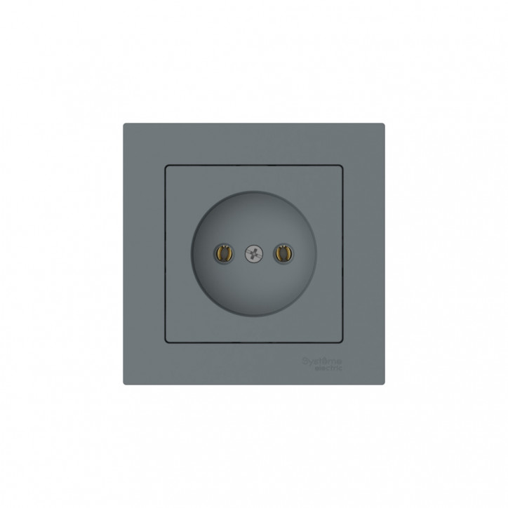 ATLASDESIGN РОЗЕТКА без заземления, 16А, в сборе, быстрозажимные клеммы, ГРИФЕЛЬ ATLASDESIGN РОЗЕТКА без заземления, 16А, в сборе, быстрозажимные клеммы, ГРИФЕЛЬ