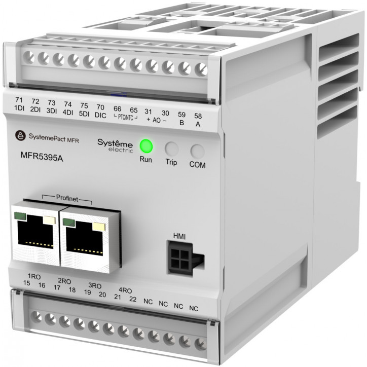 РЕЛЕ MFR530 MODBUS-RTU + PROFINET 0.2-5A ТТ ?10.5ММ 80-270В AC/DC