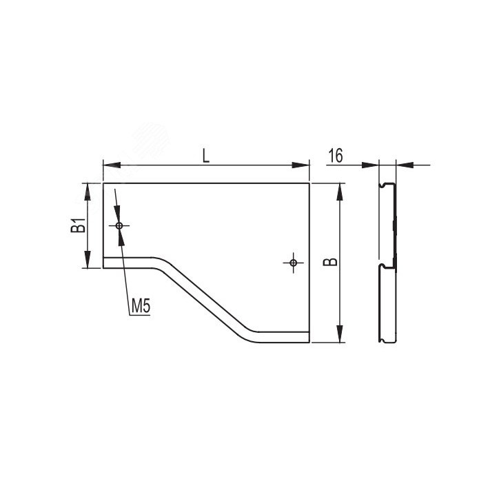 Крышка на переходник RRD правосторонний 400/200 в комплекте с метизами и пластинами PTCE Крышка на переходник RRD правосторонний 400/200 в комплекте с метизами и пластинами PTCE