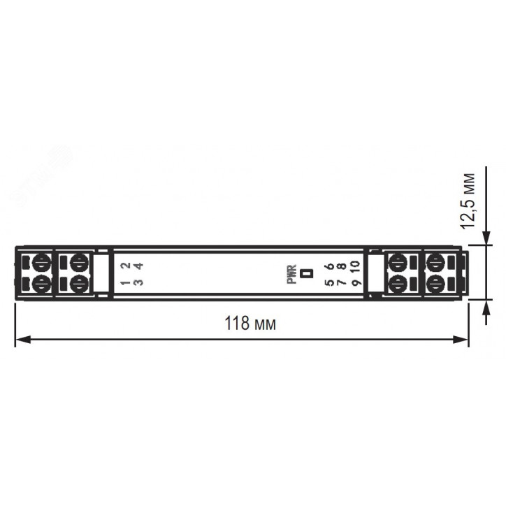 Преобразователь сигнала DSI, 1 вход 4…20 мА, 2 выход 4…20 мА