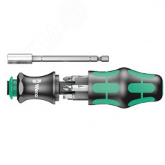 Набор бит с битодержателем, 7 пр. + открывалка Kraftform Kompakt 28