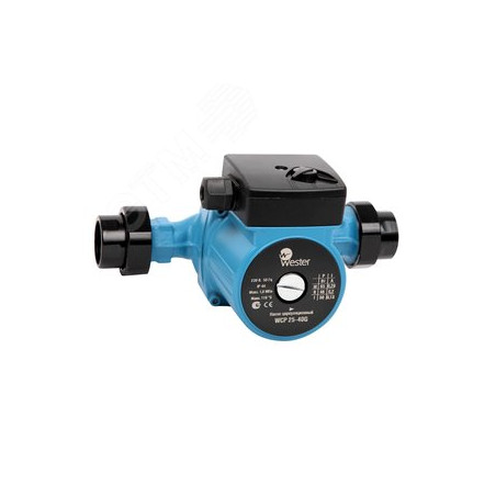 Насос циркуляционный WCP 25-40G 180мм, 2.5 м3/час, напор 4м, с гайками